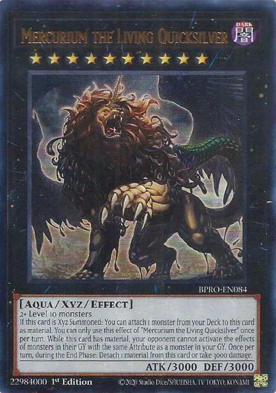Mercurium the Living Quicksilver - 1st Edition