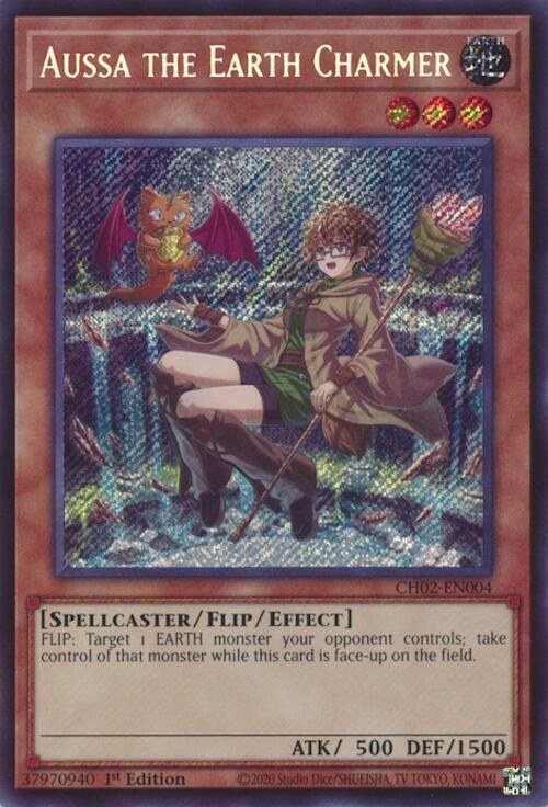 Aussa the Earth Charmer - First Edition Secret Rare