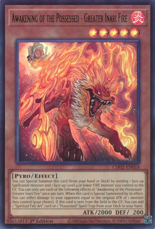 Awakening of the Possessed - Greater Inari Fire