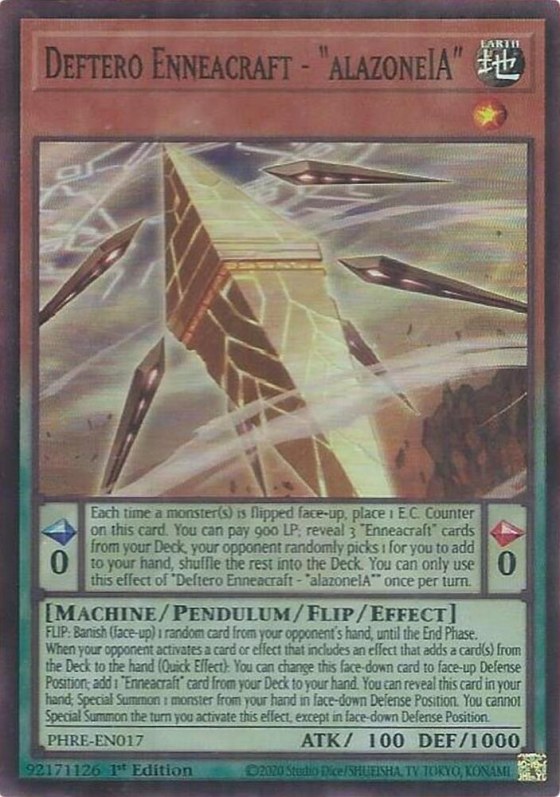 Deftero Enneacraft - "alazoneIA" - Super Rare