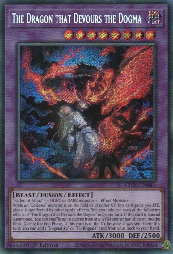 The Dragon that Devours the Dogma - Secret Rare