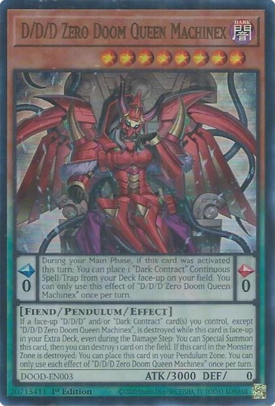 D/D/D Zero Doom Queen Machinex - 1st Edition