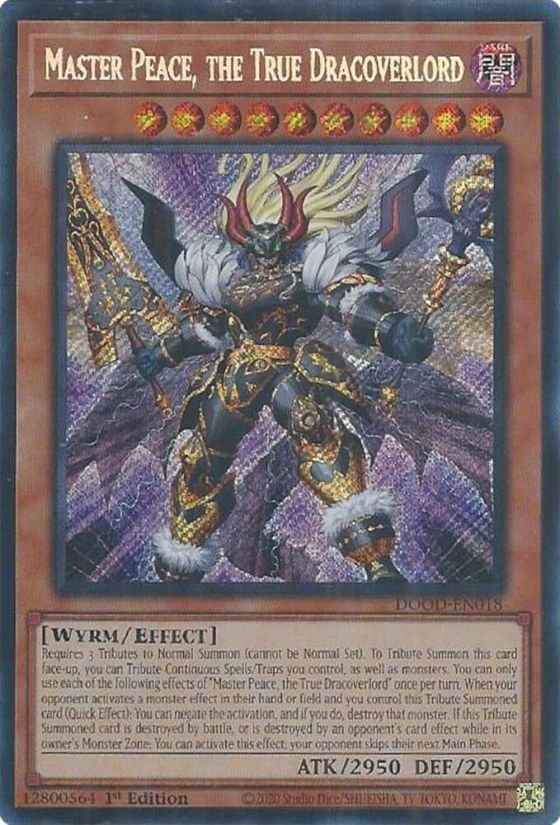 Master Peace, the True Dracoverlord - 1st Edition