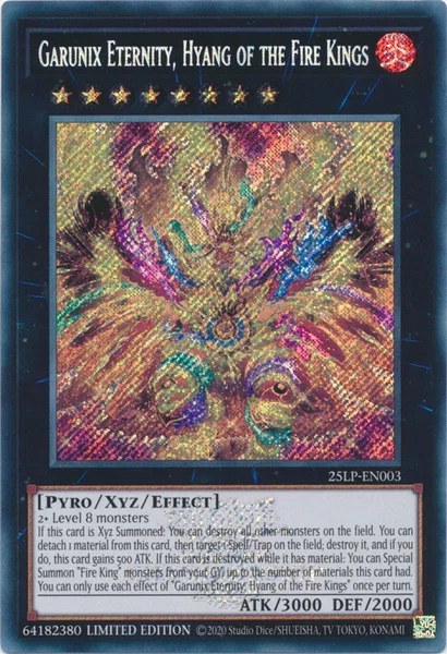 Garunix Eternity, Hyang of the Fire Kings - Secret Rare