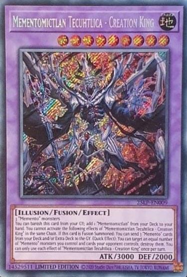 Mementomictlan Tecuhtlica - Creation King - Secret Rare