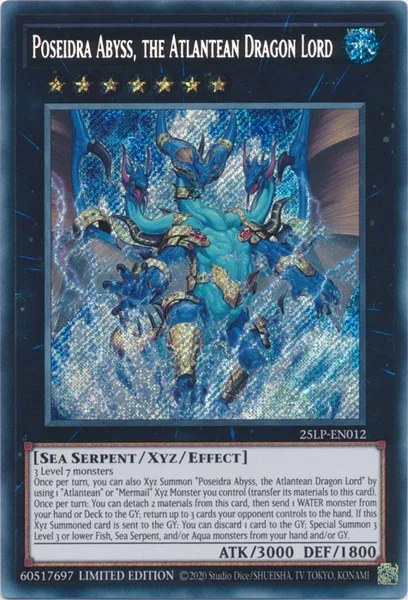 Poseidra Abyss, the Atlantean Dragon Lord - Secret Rare