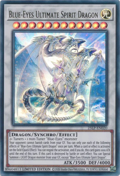 Blue-Eyes Ultimate Spirit Dragon - Eur