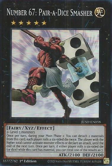 Number 67: Pair-a-Dice Smasher - Super Rare
