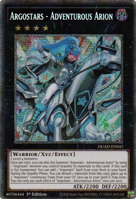 Argostars - Adventurous Arion - Starlight Rare