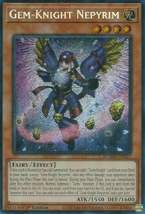 Gem-Knight Nepyrim - 1st Edition