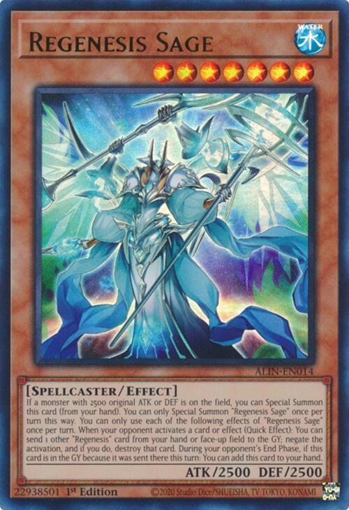 Regenesis Sage - 1st Edition
