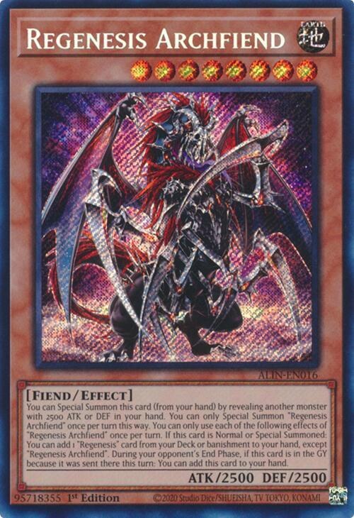 Regenesis Archfiend - 1st Edition