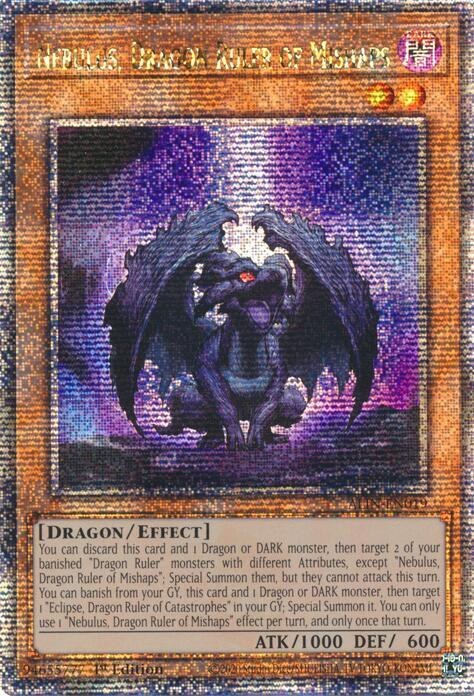 Nebulus, Dragon Ruler of Mishaps - Quarter Century Secret Rare