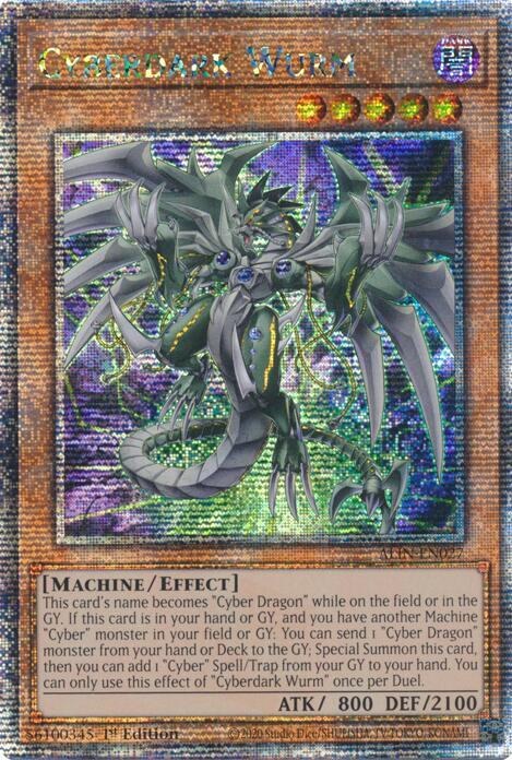 Cyberdark Wurm - Quarter Century Secret Rare