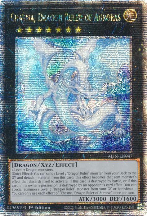 Chasma, Dragon Ruler of Auroras - Quarter Century Secret Rare