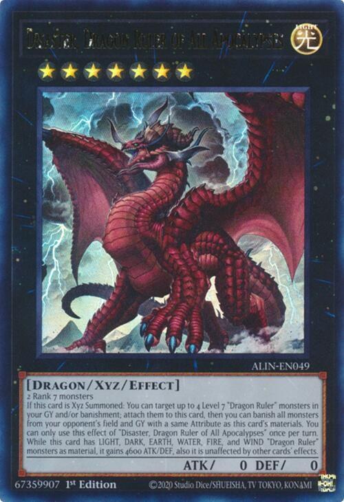 Disaster, Dragon Ruler of All Apocalypses - 1st Edition