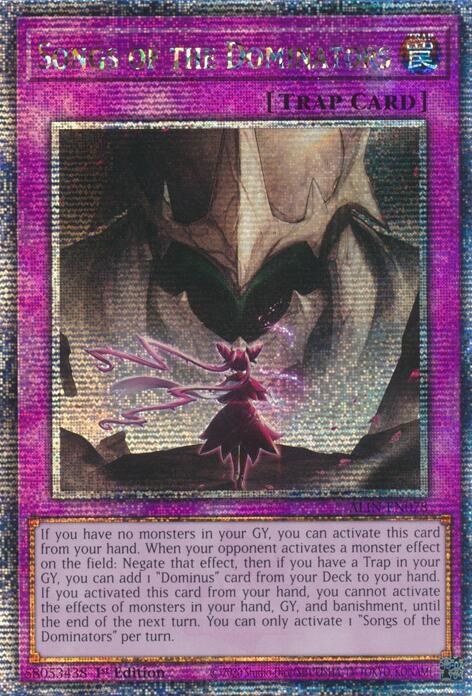 Songs of the Dominators - Quarter Century Secret Rare