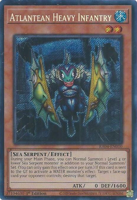Atlantean Heavy Infantry - Secret Rare