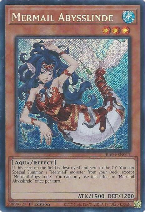 Mermail Abysslinde - Secret Rare