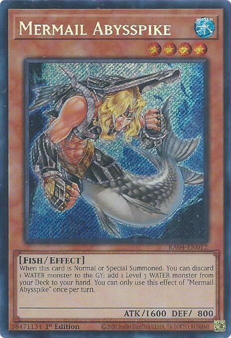 Mermail Abysspike - Secret Rare