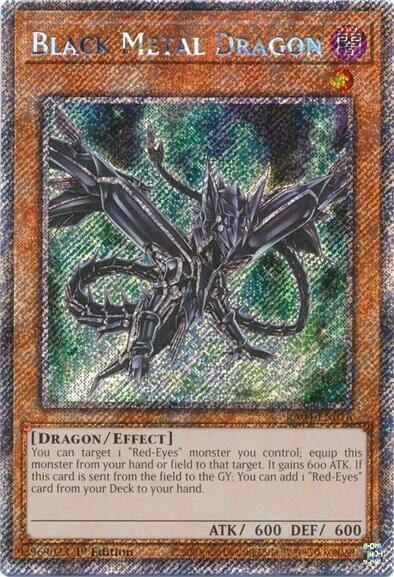 Black Metal Dragon - Platinum Secret Rare