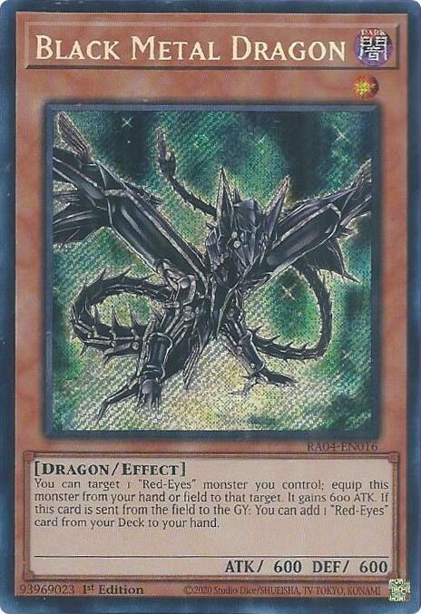 Black Metal Dragon - Secret Rare
