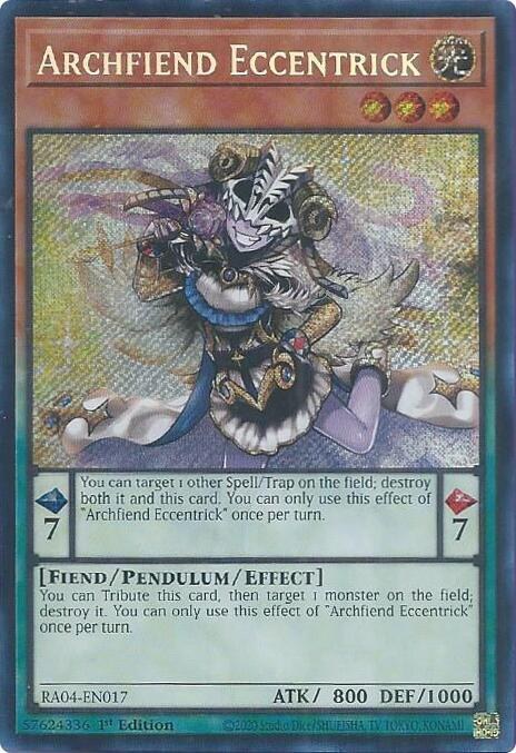 Archfiend Eccentrick - Secret Rare
