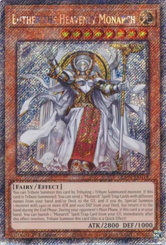 Ehther the Heavenly Monarch - Platinum Secret Rare