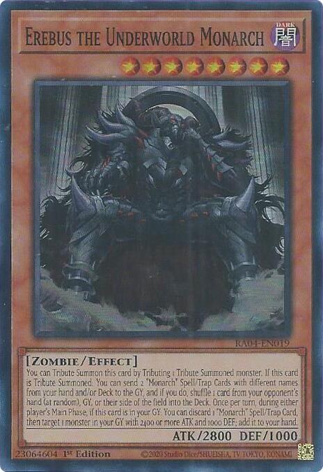 Erebus the Underworld Monarch - 1st Edition