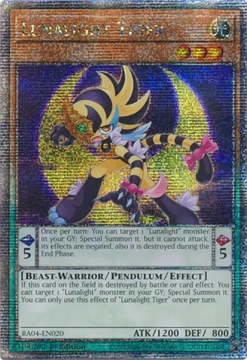 Lunalight Tiger - Quarter Century Secret Rare
