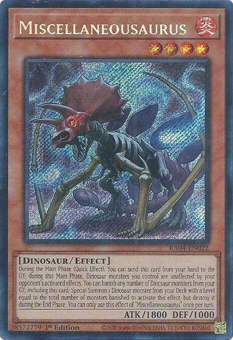 Miscellaneousaurus - Secret Rare
