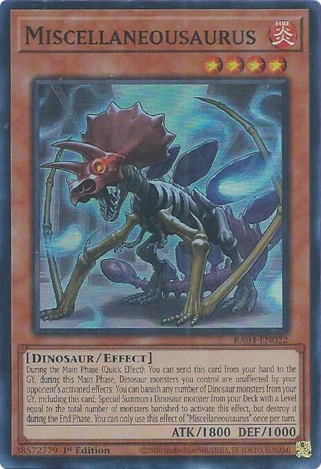 Miscellaneousaurus - 1st Edition