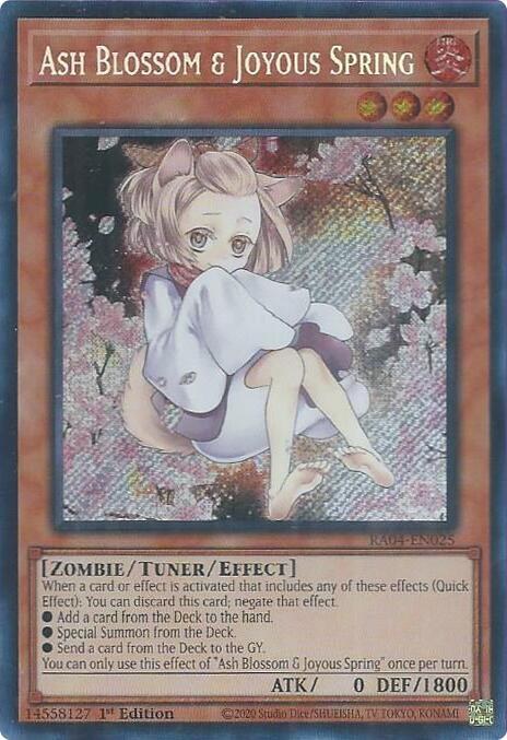 Ash Blossom & Joyous Spring - Secret Rare