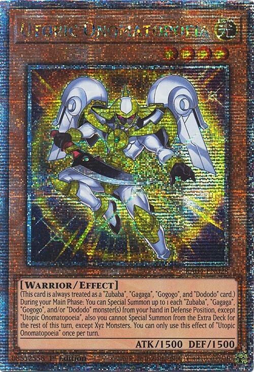 Utopic Onomatopoeia - Quarter Century Secret Rare