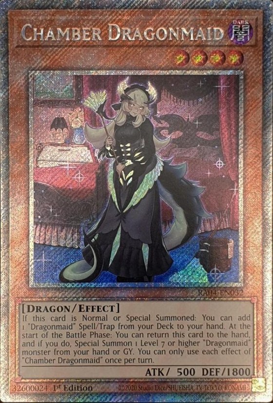 Chamber Dragonmaid - Platinum Secret Rare