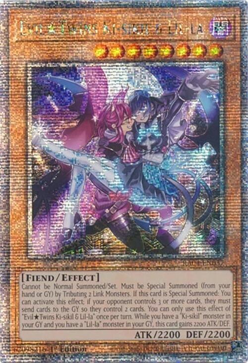 Evil Twins Ki-sikil & Lil-la - Quarter Century Secret Rare