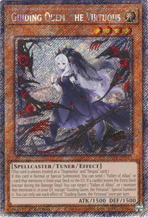 Guiding Quem, the Virtuous - Platinum Secret Rare