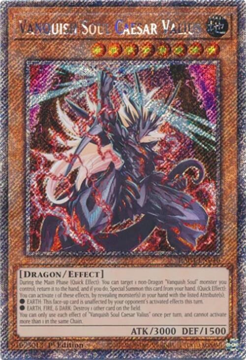 Vanquish Soul Caesar Valius - Platinum Secret Rare
