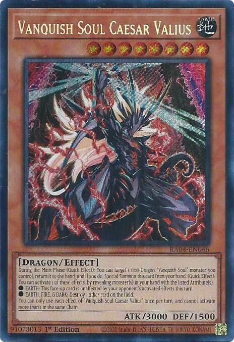 Vanquish Soul Caesar Valius - Secret Rare