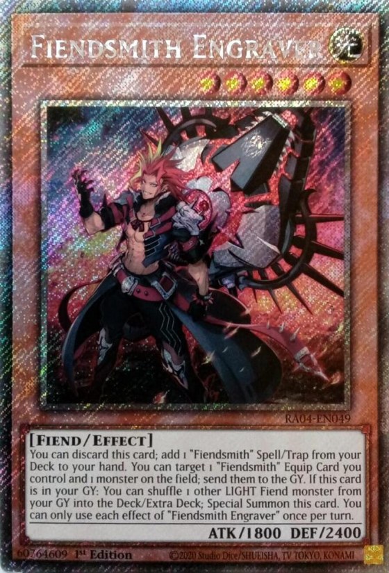 Fiendsmith Engraver - Platinum Secret Rare