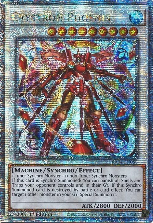Crystron Phoenix - Quarter Century Secret Rare