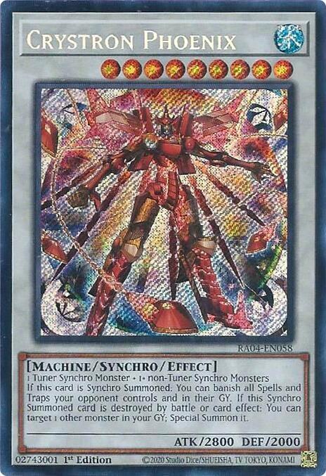 Crystron Phoenix - Secret Rare