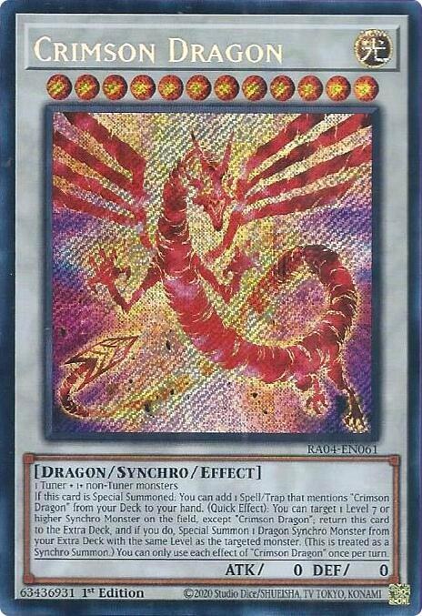 Crimson Dragon - Secret Rare