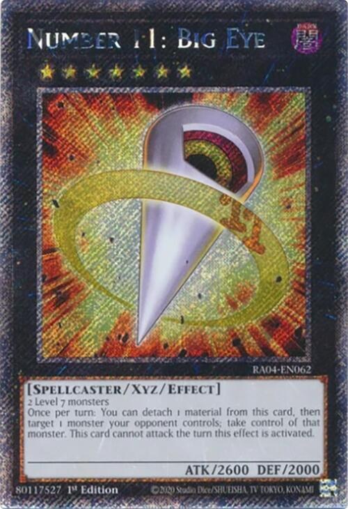 Number 11: Big Eye - Platinum Secret Rare