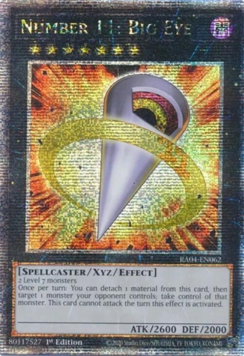 Number 11: Big Eye - Quarter Century Secret Rare