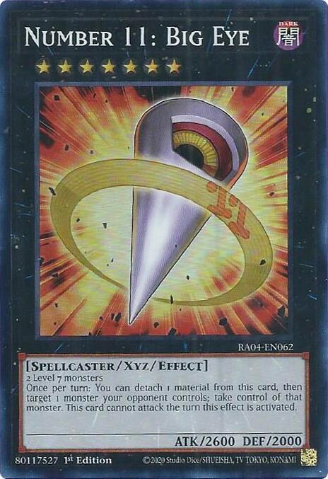 Number 11: Big Eye - 1st Edition