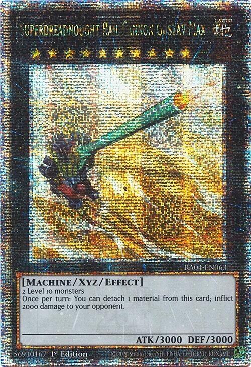 Superdreadnought Rail Cannon Gustav Max - Quarter Century Secret Rare