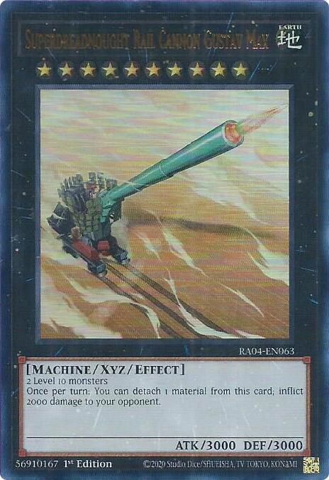 Superdreadnought Rail Cannon Gustav Max - Ur