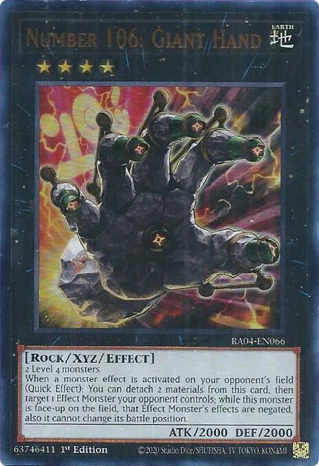 Number 106: Giant Hand - Ur