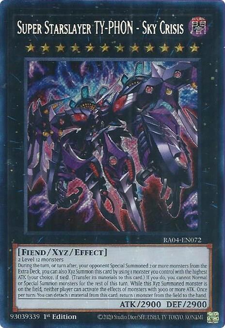 Super Starslayer TY-PHON - Sky Crisis - Secret Rare
